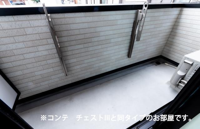 拡大写真:ヒカルサ 小牧田県イースト 3階306のベランダ(イメージ)