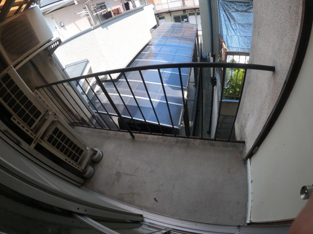 拡大写真：豊中市服部寿町２丁目 2階202のベランダ