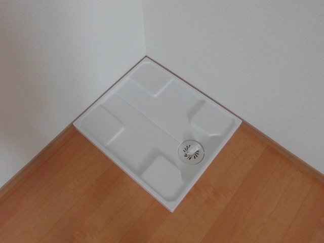 拡大写真：コーポ白木 2階201の洗濯機置き場