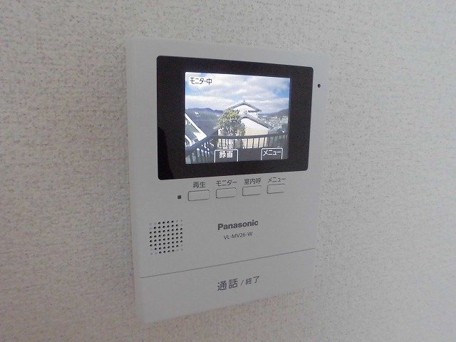 拡大写真：コーポ白木 2階201のカメラ付インターホン