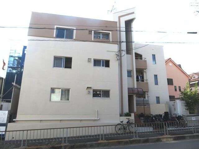拡大写真：竹園コープ 1階103の外観写真（昼）