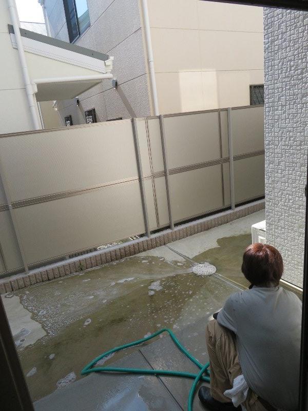 拡大写真：吹田市南高浜町 1階102のベランダ
