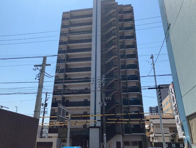 拡大写真:S-RESIDENCE亀島駅前blaze(ブレイズ) 10階1004の外観写真(昼)