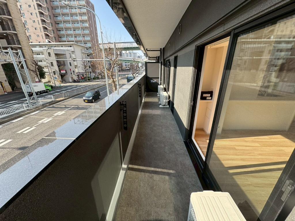 拡大写真:S-RESIDENCE高岳ardent(アーデント) 2階202のベランダ