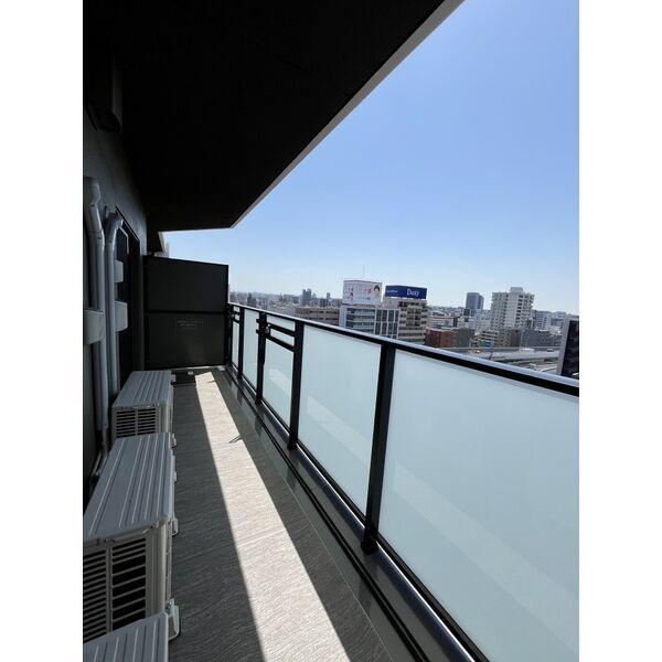 拡大写真:S-RESIDENCE高岳clarity(クラリティ) 12階1202のベランダ