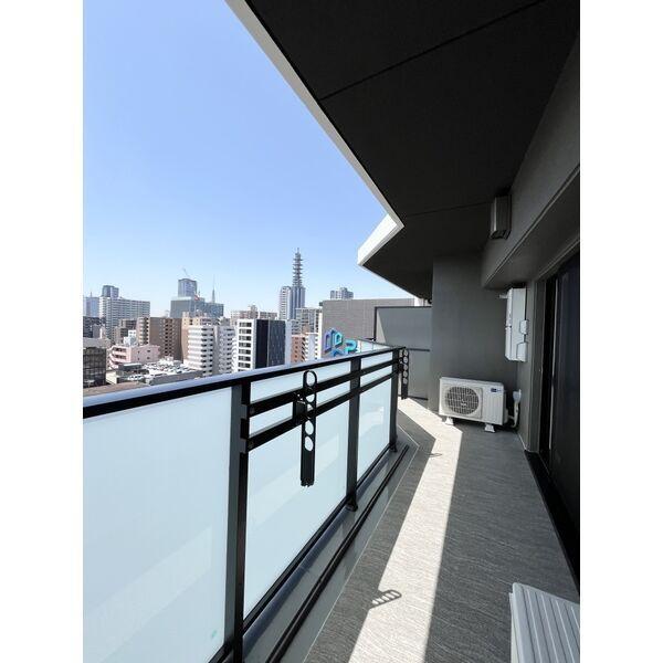 拡大写真:S-RESIDENCE高岳clarity(クラリティ) 6階803のベランダ