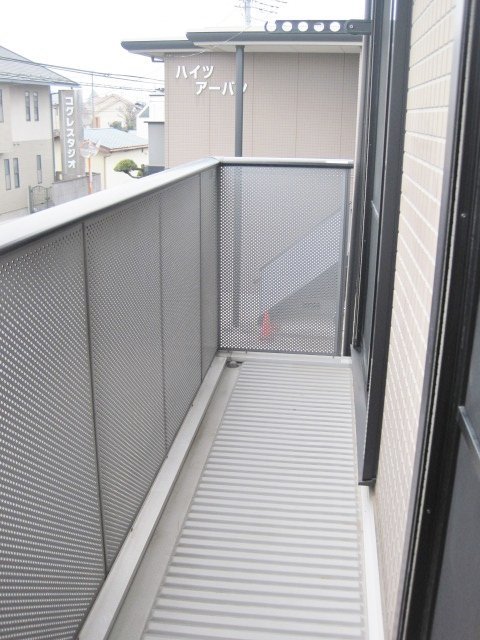 拡大写真：伊勢崎市除ケ町 1階103のベランダ