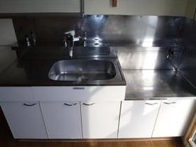 拡大写真：コーポ新町D棟 2階202のキッチン