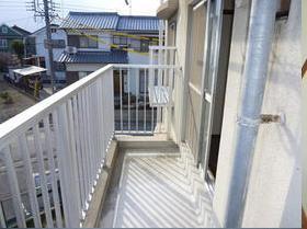 拡大写真：コーポ新町D棟 2階202のバルコニー