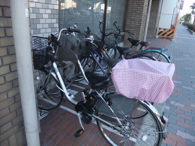 拡大写真:門真プラザ 4階411の駐輪場