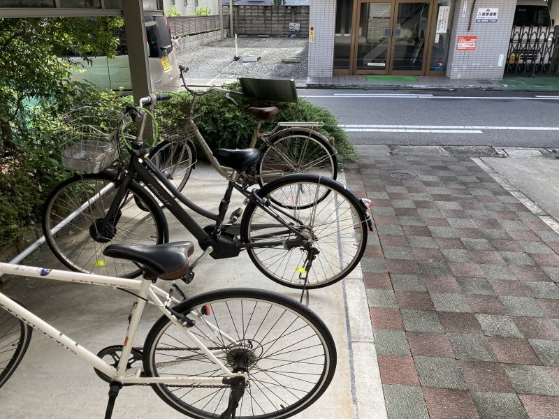 拡大写真:ピラパン 2階203の駐輪場