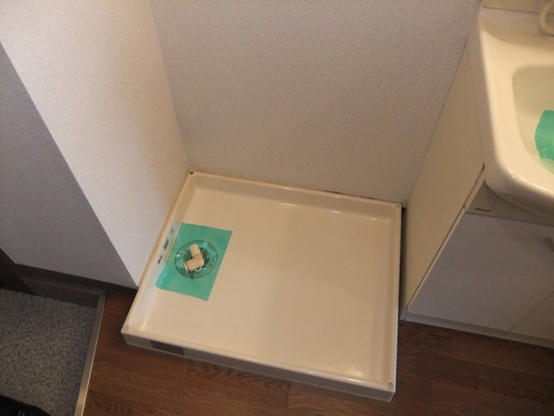 拡大写真：門真市柳田町 2階203の洗濯機置場