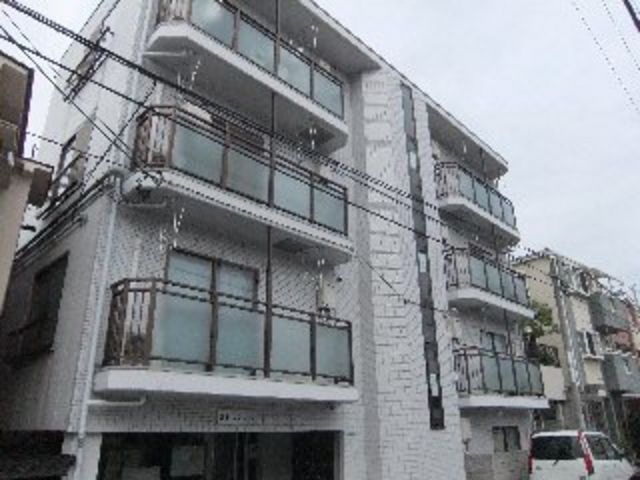 拡大写真：朝日マンション 3階205の外観写真（昼）