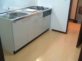 拡大写真:アンプルールクラージュ アミティエ 2階202のキッチン