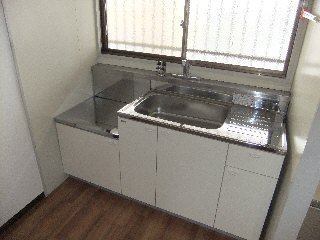 拡大写真：ハイツカオル 2階202のキッチン