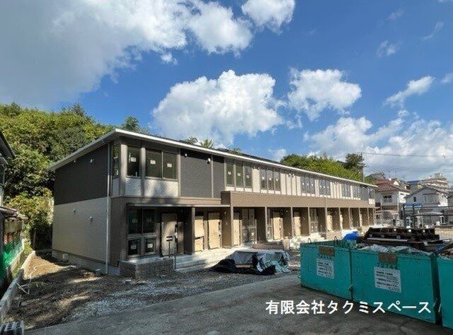 拡大写真:グリーンハーベスト鈴蘭台 1階101の建築現場