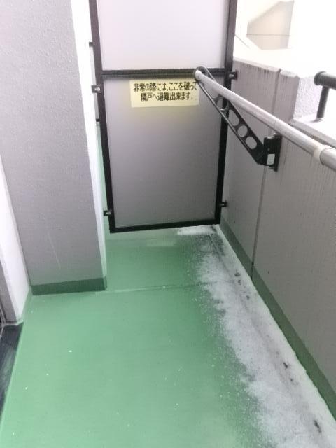 拡大写真：盛岡市大沢川原３丁目 3階312のベランダ