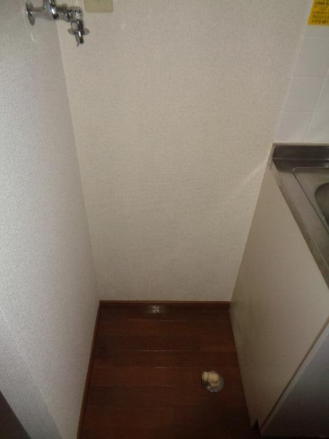 拡大写真：盛岡市上田２丁目 1階105の洗濯機置場