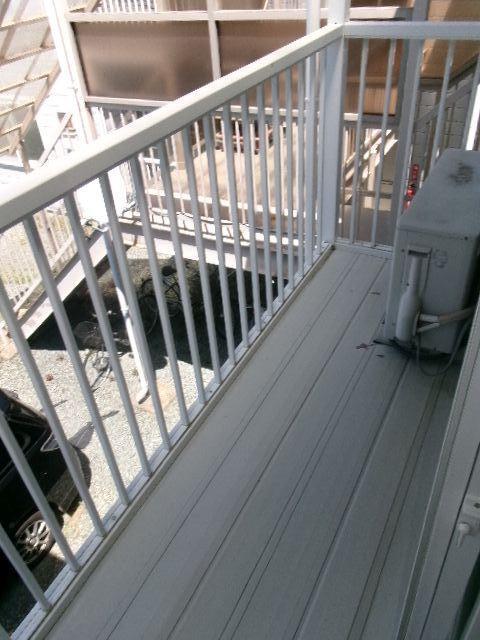 拡大写真：盛岡市境田町 2階203のベランダ