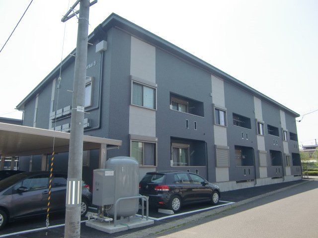 拡大写真：盛岡市本宮１丁目 2階203の外観写真（昼）