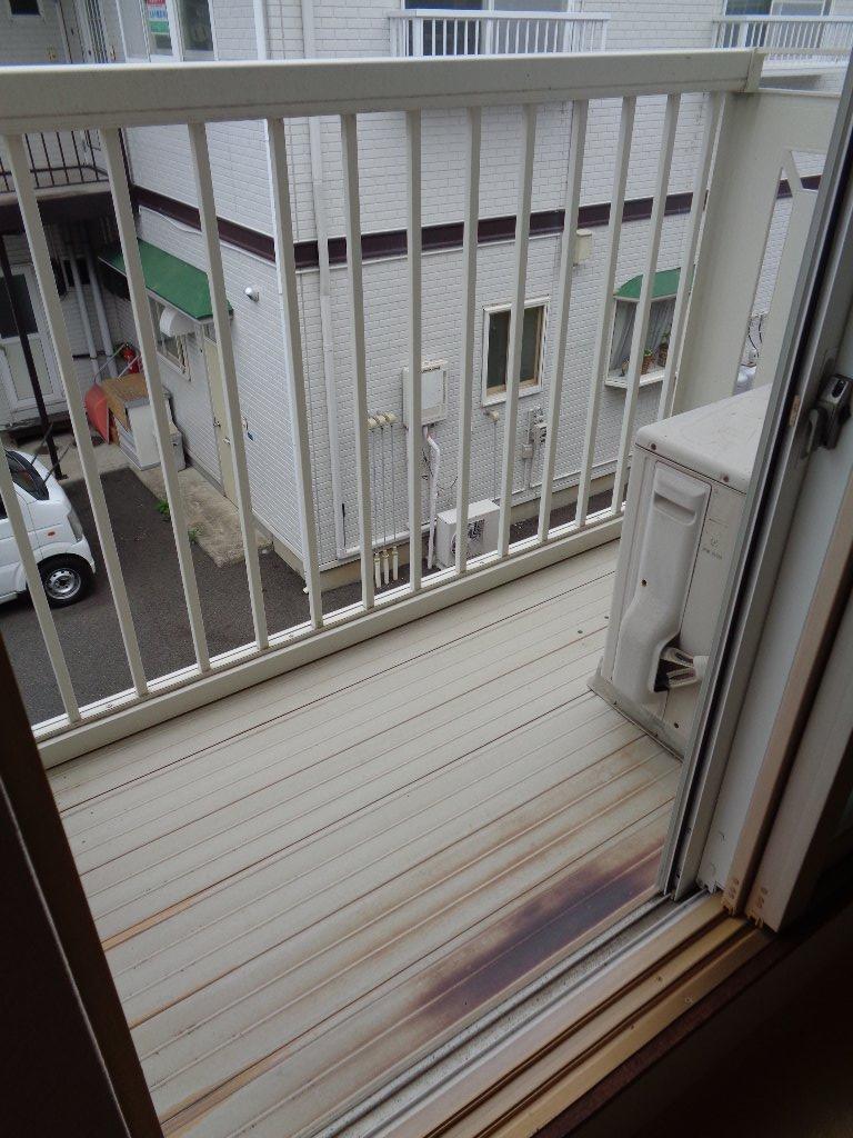 拡大写真：盛岡市東安庭３丁目 2階203のベランダ