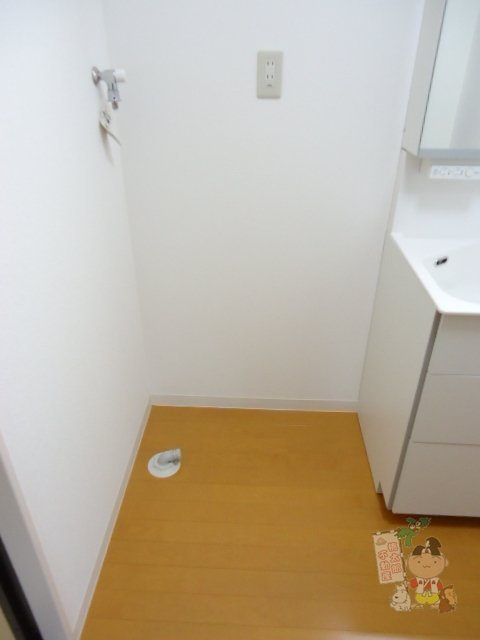 拡大写真:アルバ鹿田町 3階301の洗濯機置場