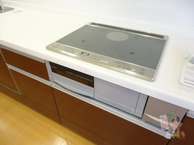 拡大写真:アルバ鹿田町 3階301のIHクッキングヒーター