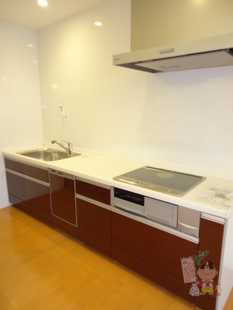 拡大写真:アルバ鹿田町 3階301のシステムキッチン