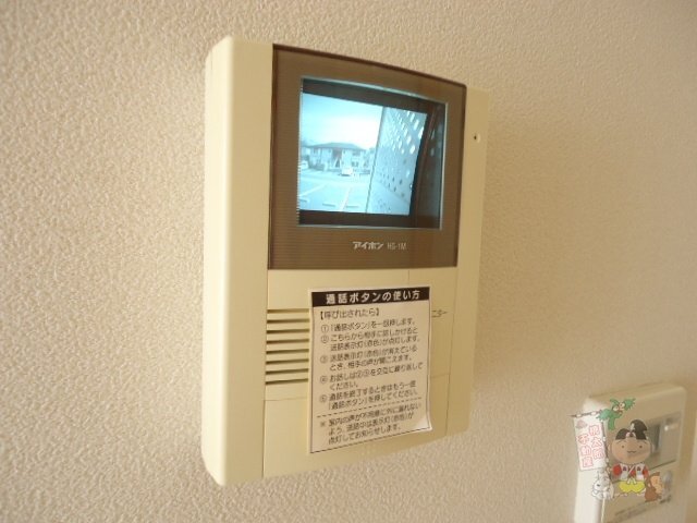 拡大写真:レジデンス原尾島 D 2階202のカメラ付インターホン