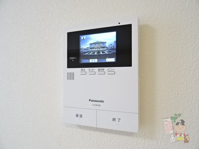 拡大写真:ボヌール Ⅱ 2階2のカメラ付インターホン