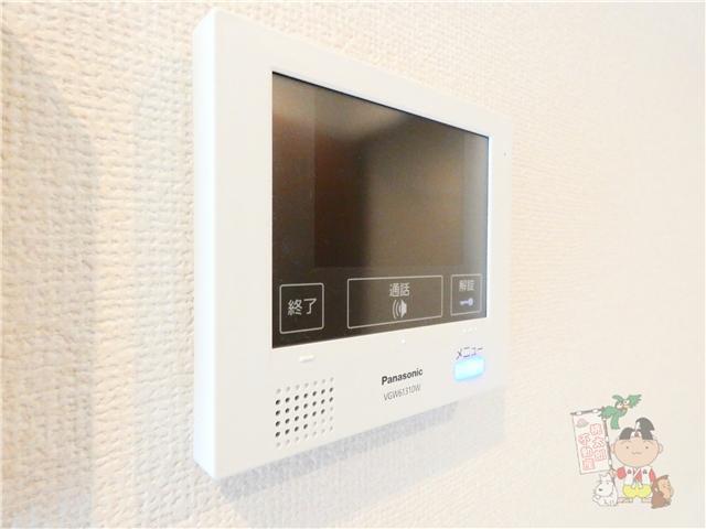 拡大写真:チッタ・デ・雄嶋 2階10のカメラ付インターホン