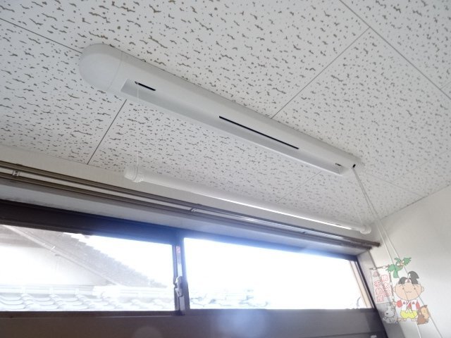 拡大写真:ビーライン北方 1階1の室内物干