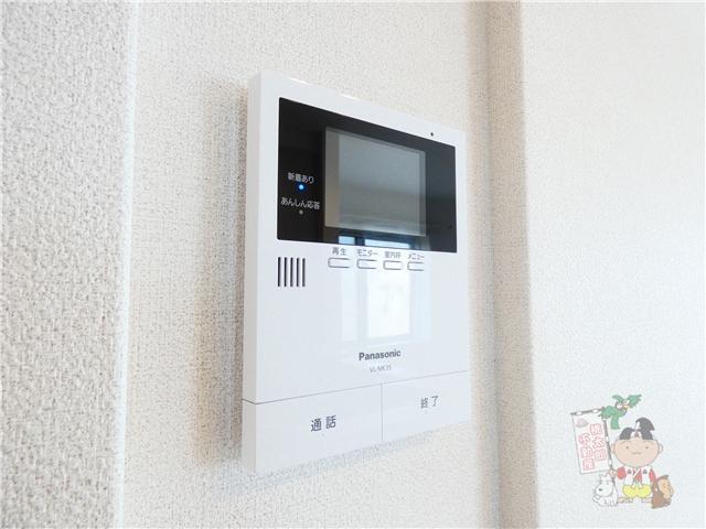 拡大写真:ガーデンズヒモリ 3階01のカメラ付インターホン