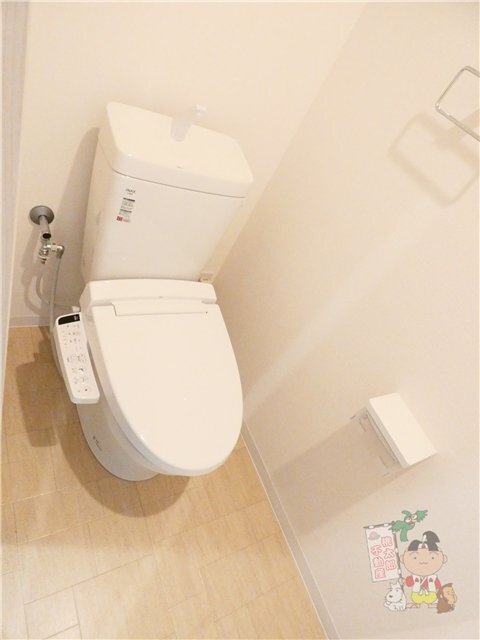 拡大写真:ハアラン国体町 6階06のシャワー付トイレ