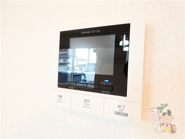 拡大写真:アルカンシエルSaya 3階01のカメラ付インターホン