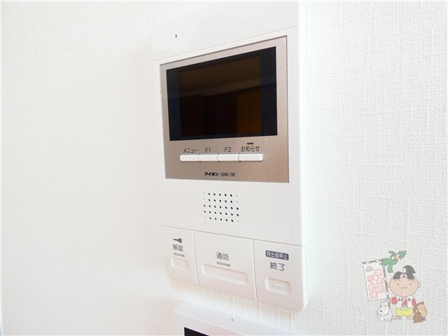 拡大写真:Cuoreけやき通り 2階1のカメラ付インターホン