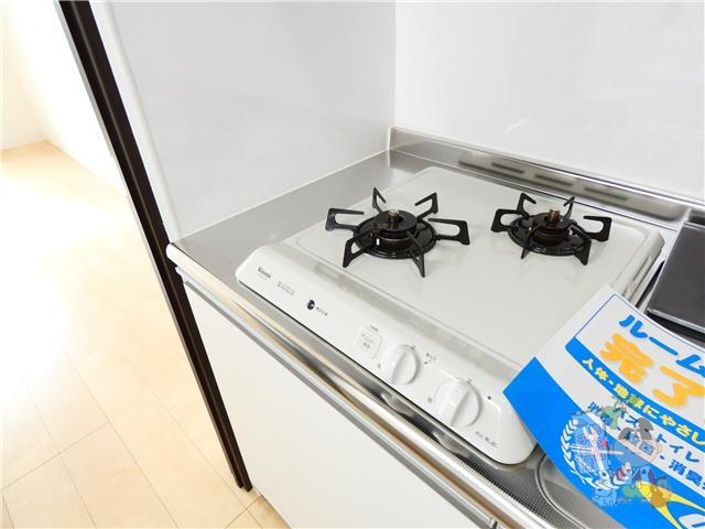 拡大写真:assicurato西川原 1階1のガスコンロ