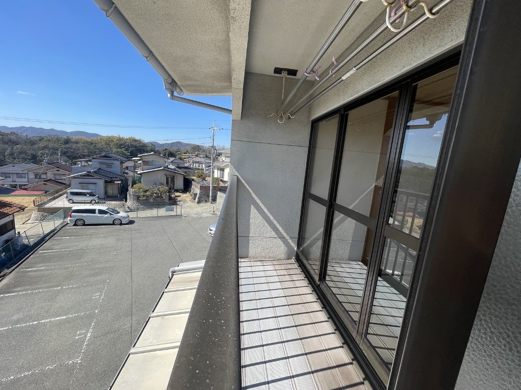 拡大写真：鉄谷アパート2号棟 奥側の眺望