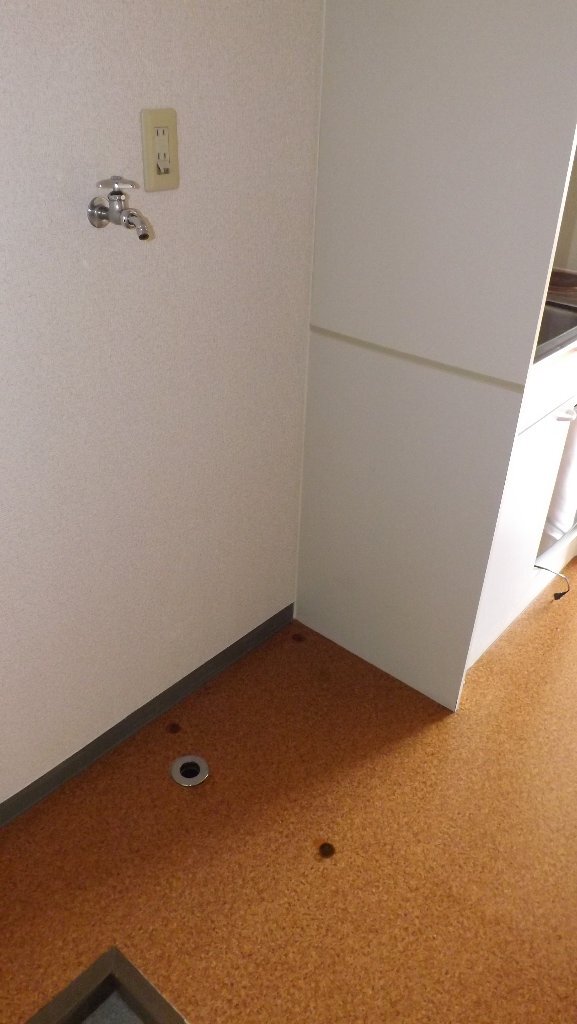 拡大写真：裾野市平松 3階305の洗濯機置場