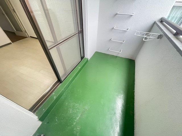 拡大写真:広島市中区榎町 4階403のベランダ