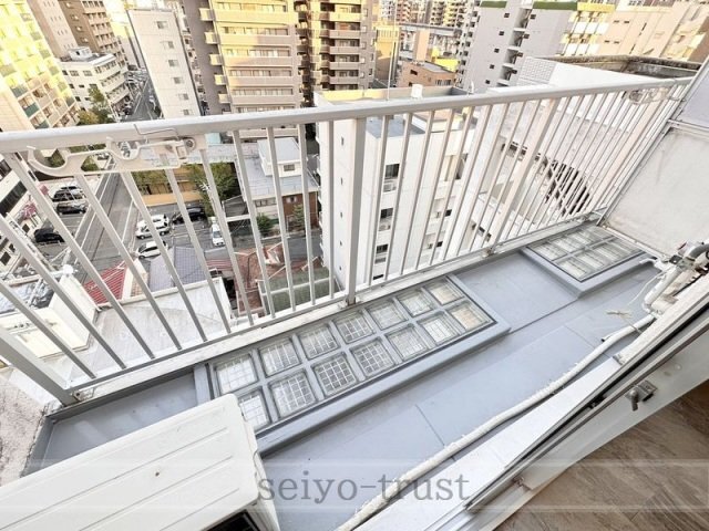 拡大写真:広島市西区三篠町1丁目 10階1002のベランダ
