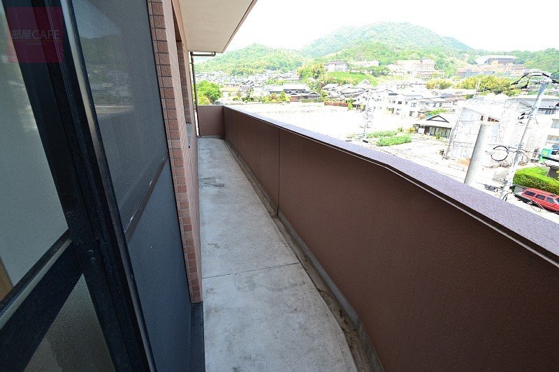 拡大写真:広島市安佐南区祇園4丁目 8階801のベランダ