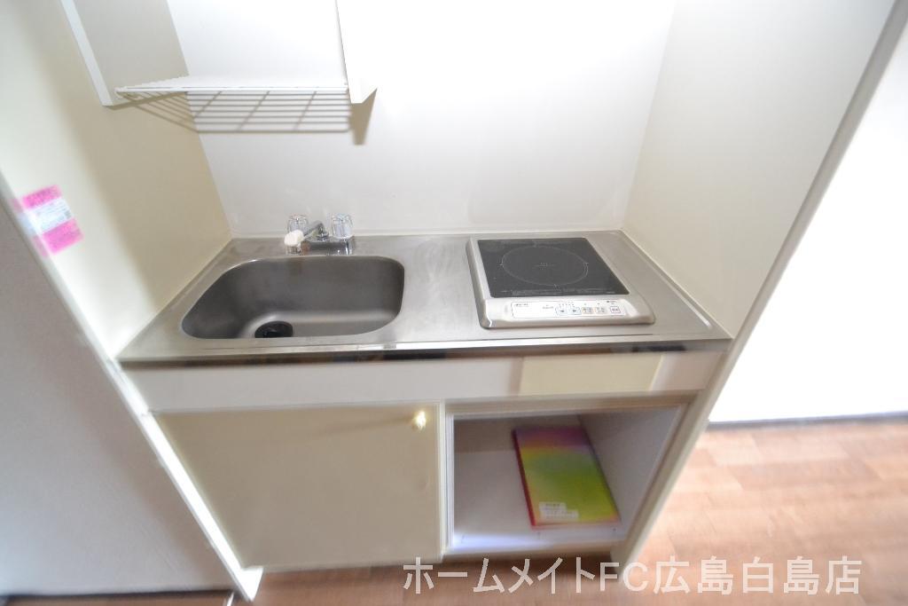 拡大写真:広島市南区宇品神田1丁目 2階401のキッチン