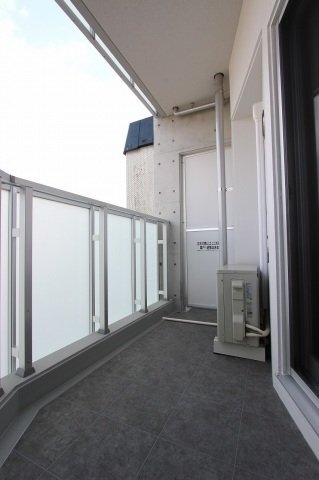 拡大写真:広島市中区平野町 8階803のベランダ