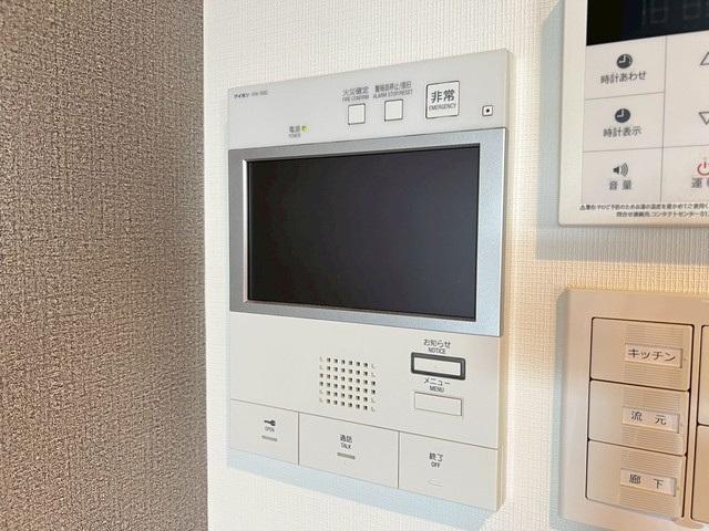 拡大写真:広島市中区西白島町 6階601のセキュリティ