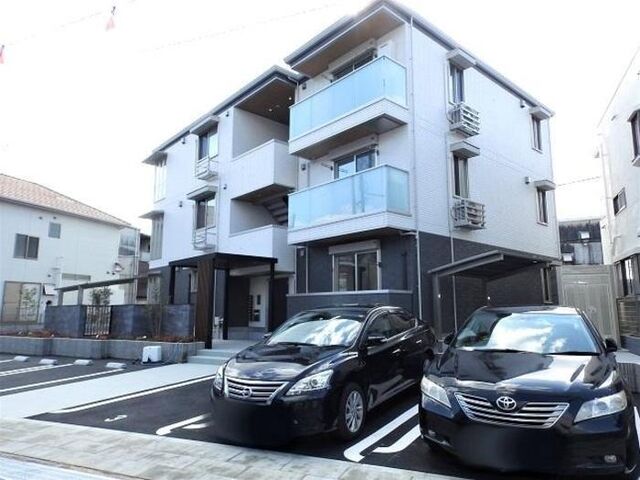 拡大写真：D-roomせのやⅡ 1階101の外観写真（昼）
