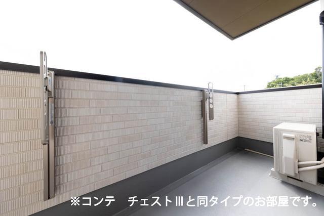 拡大写真:サザンエステート中須 2階201のベランダ(イメージ)