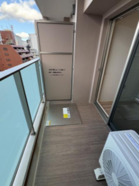 拡大写真:大阪市中央区常盤町1丁目 4階401のベランダ