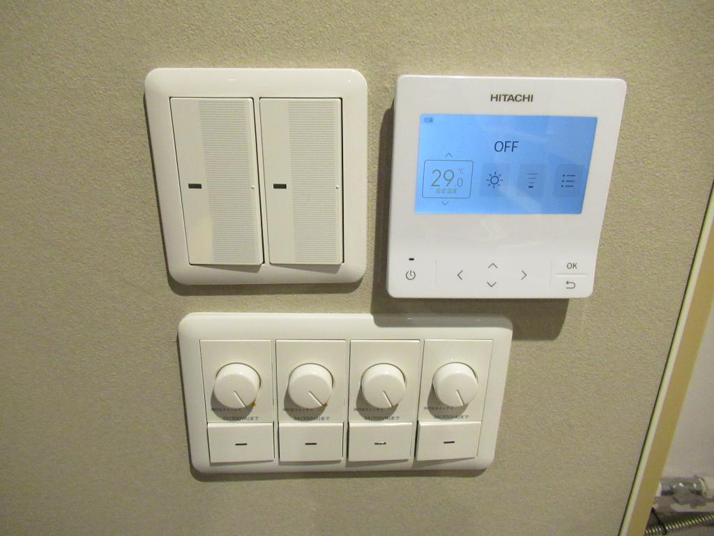拡大写真：ジョイス茨木 2階201の給湯パネル