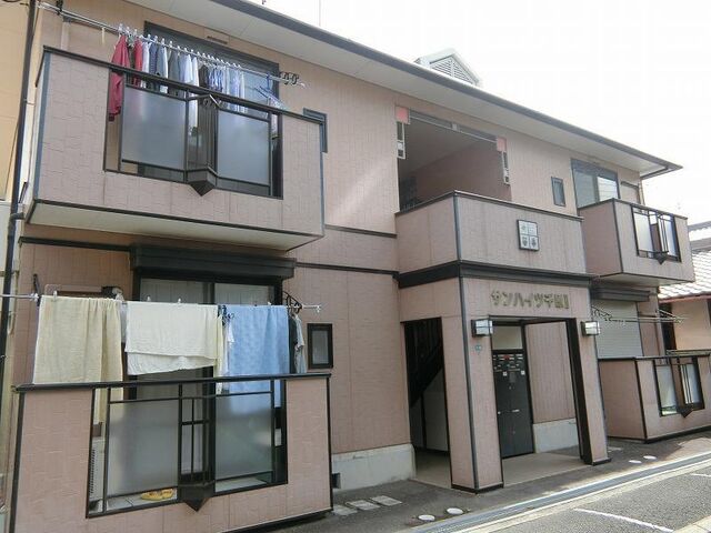 拡大写真:サンハイツ千原Ⅱ 2階202の外観写真(昼)
